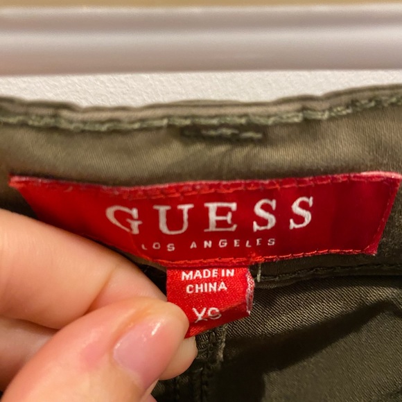 Xs army green guess pants - Picture 3 of 4